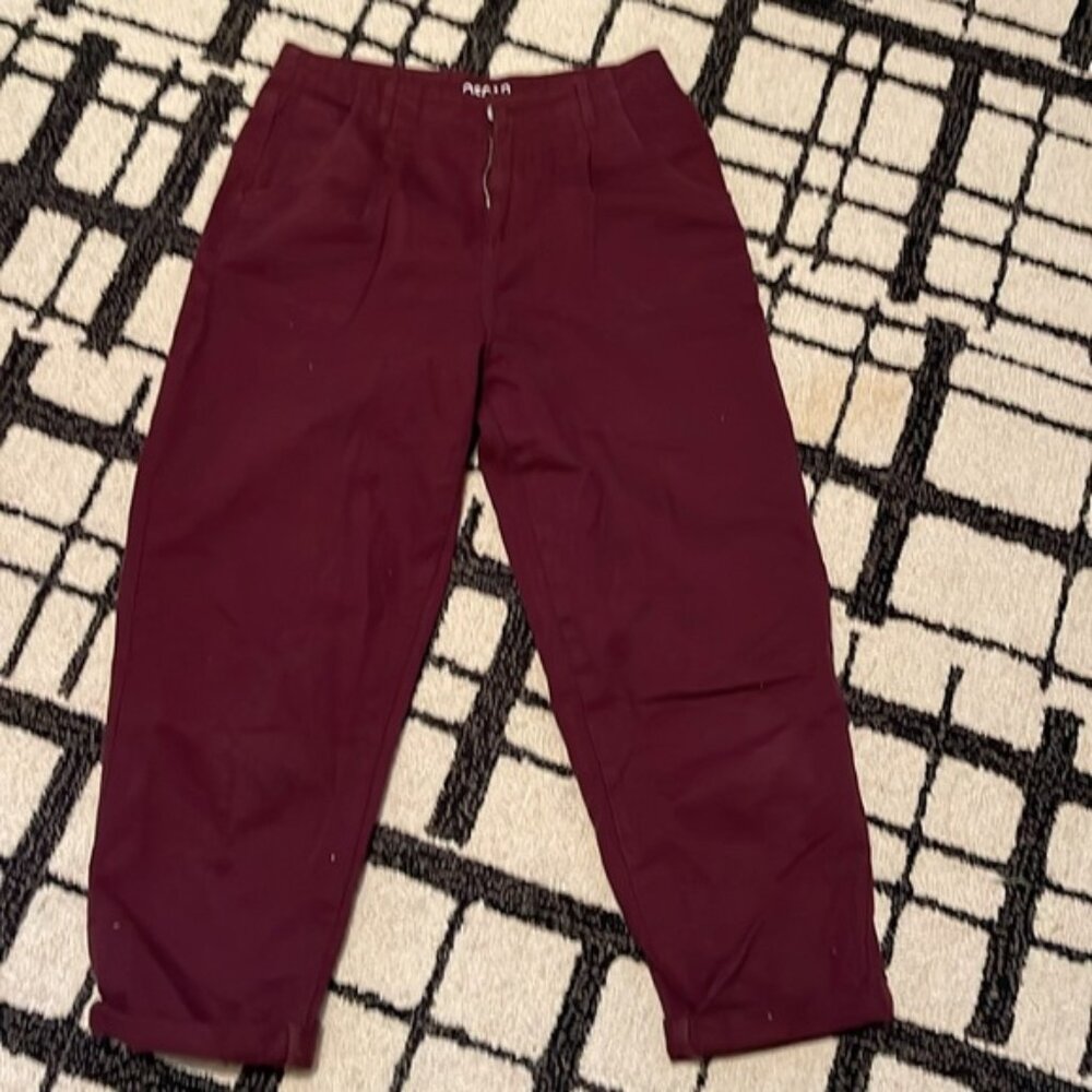 Promod x Pantone cosmic violet jeans Oscar 8 purple maroon burgundy